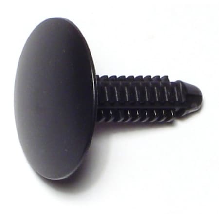 Midwest Fastener 1/4" x 1" Black Plastic Hole Shield Clips 10PK 69182